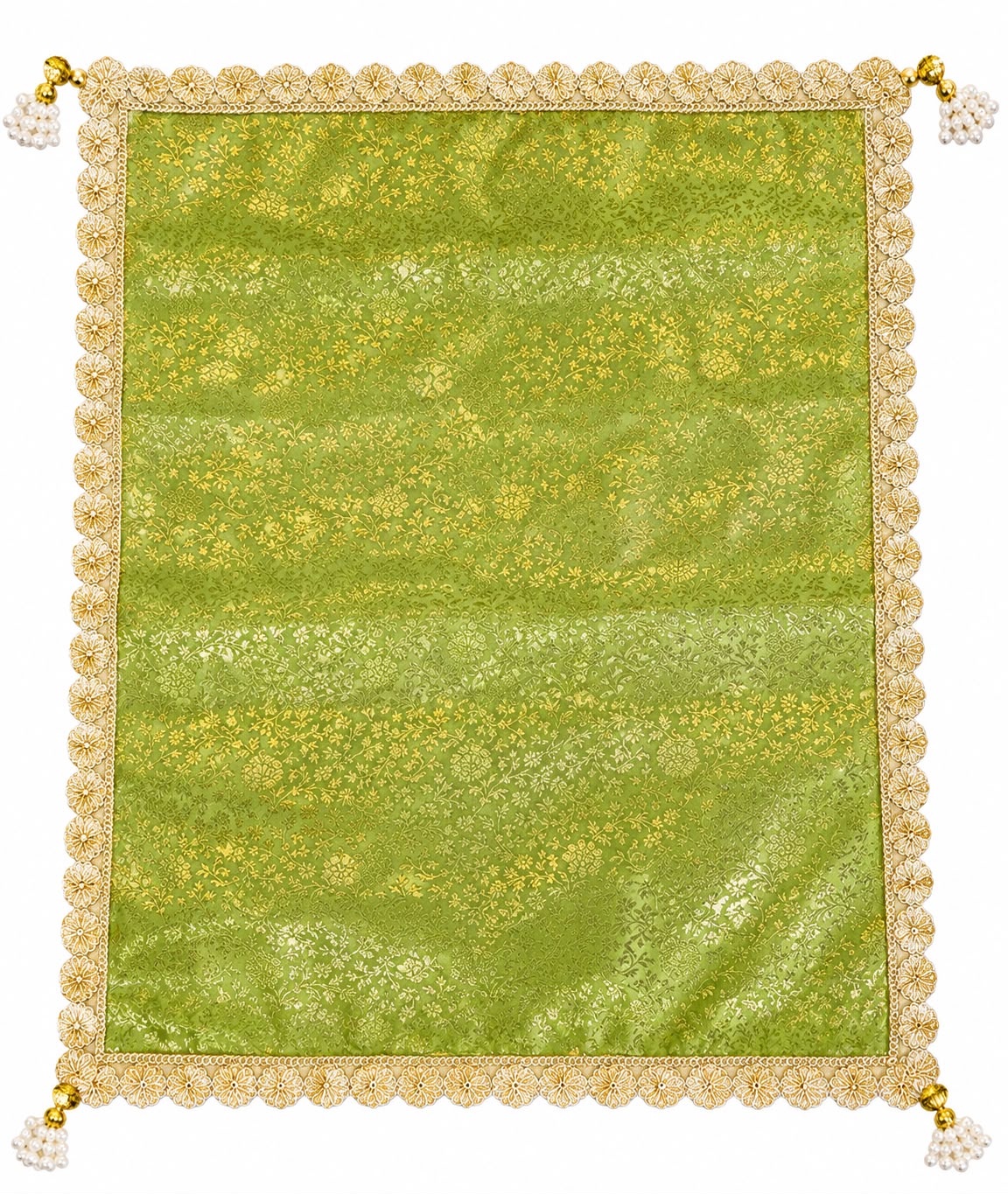 Brocade tray cover / Thaalposh (pack of 2 ) - Image 4